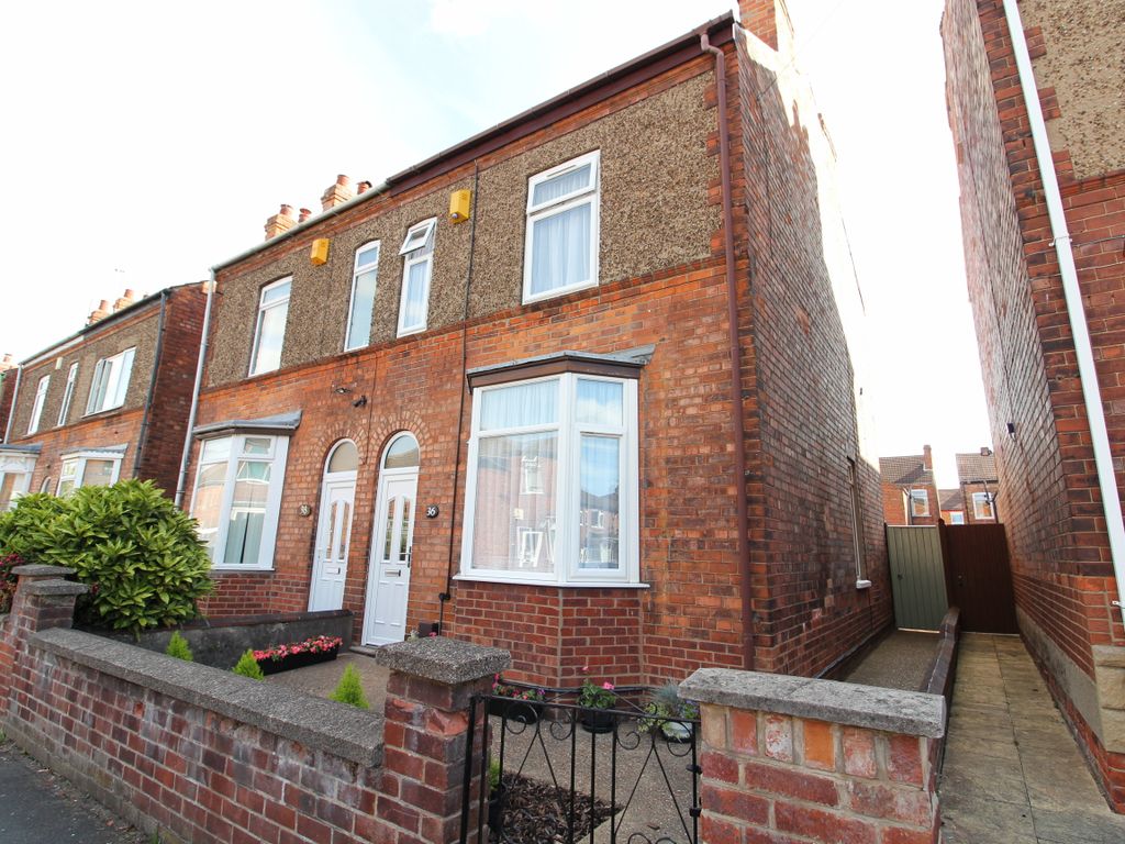 3 bed semi-detached house for sale in Alfred Street, Gainsborough DN21, £125,000