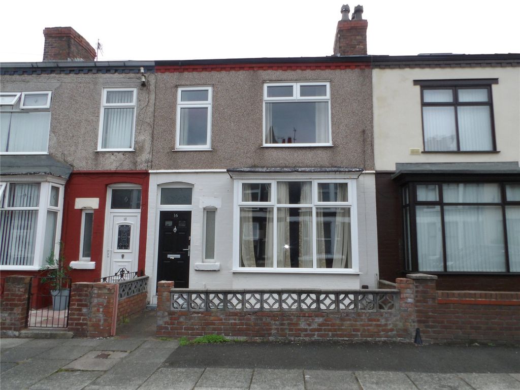 3 bed terraced house for sale in Ovolo Road, Liverpool, Merseyside L13, £125,000