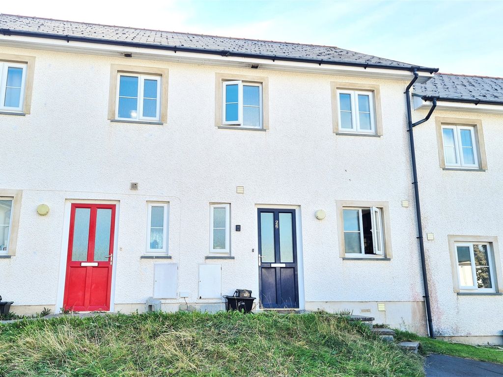 3 bed terraced house for sale in Heol Isfoel, Llanrhystud, Heol Isfoel, Llanrhystud SY23, £122,500