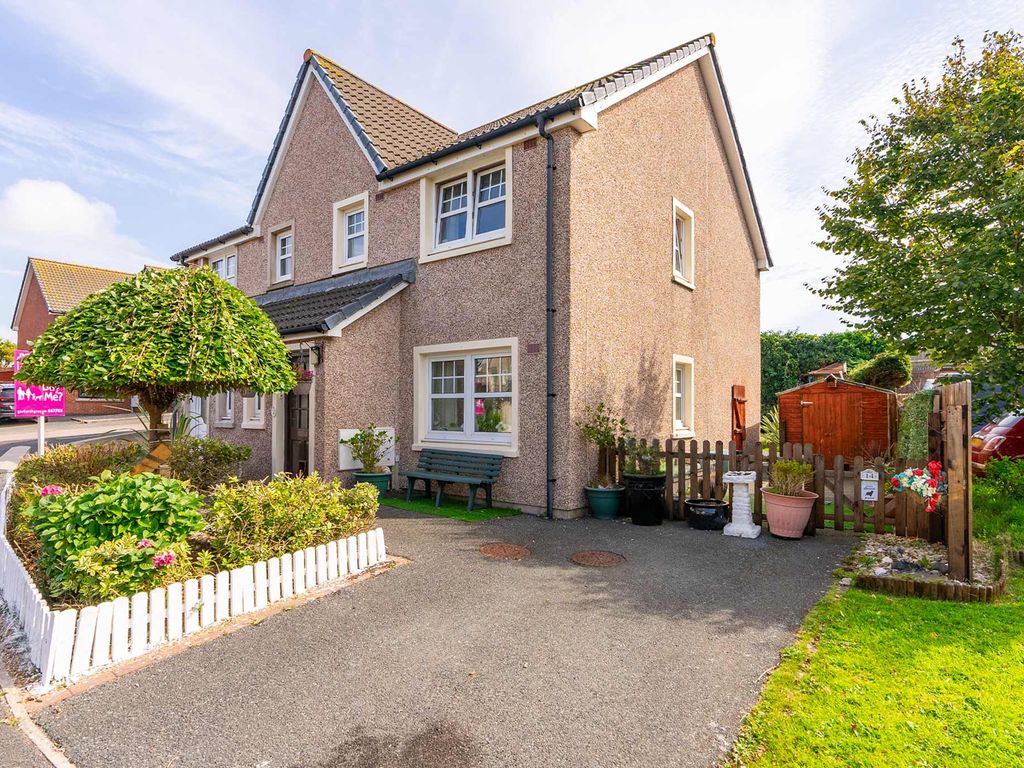 3 bed semi-detached house for sale in 14, Y Vaarney Yiarg, Castletown IM9, £299,000