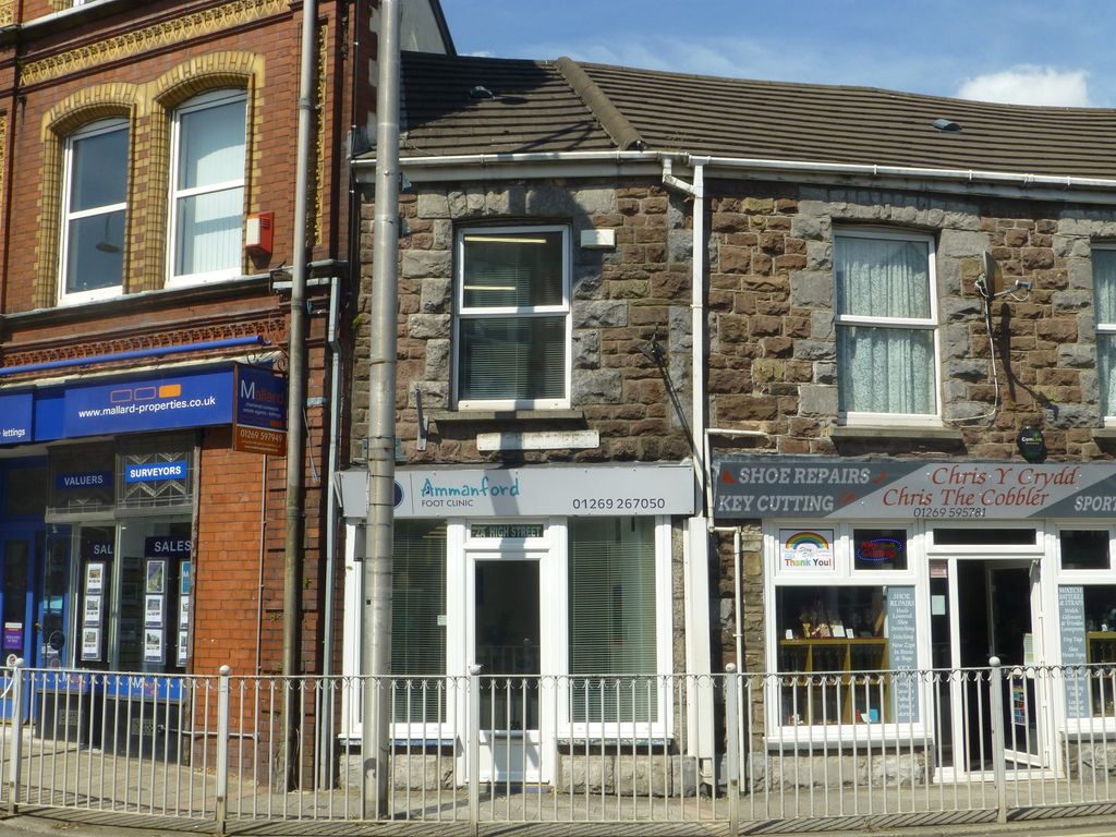 Retail premises for sale in High Street, Ammanford, Carmarthenshire. SA18, £54,950