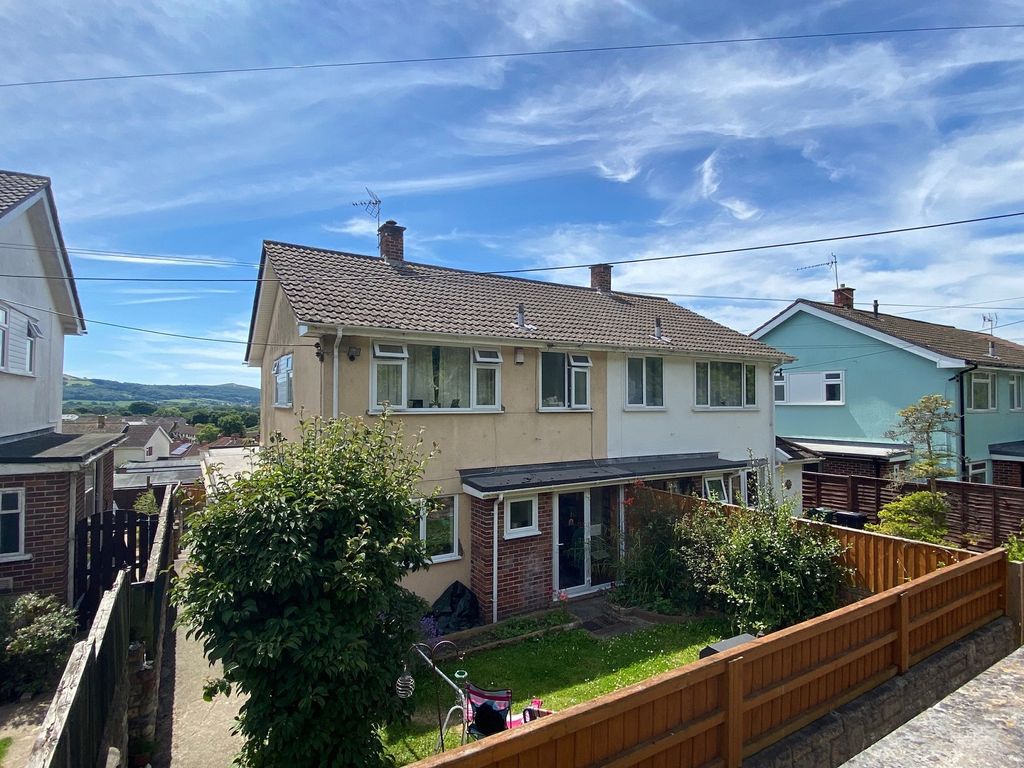 3 bed semi-detached house for sale in Quarry Road, Sandford, Winscombe, North Somerset. BS25, £300,000