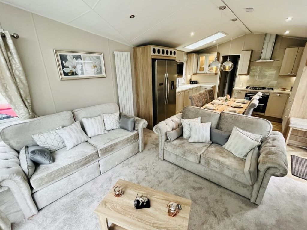 2 bed lodge for sale in Willerby Vogue Classique, Yorkshire Dales Caravan Park, Leyburn, North Yorkshire DL8, £109,995