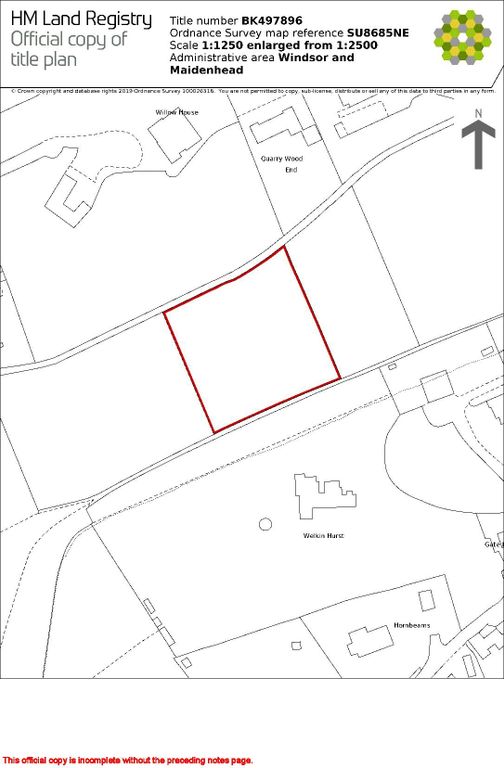 Land for sale in Winter Hill, Cookham, Maidenhead SL6, £189,000