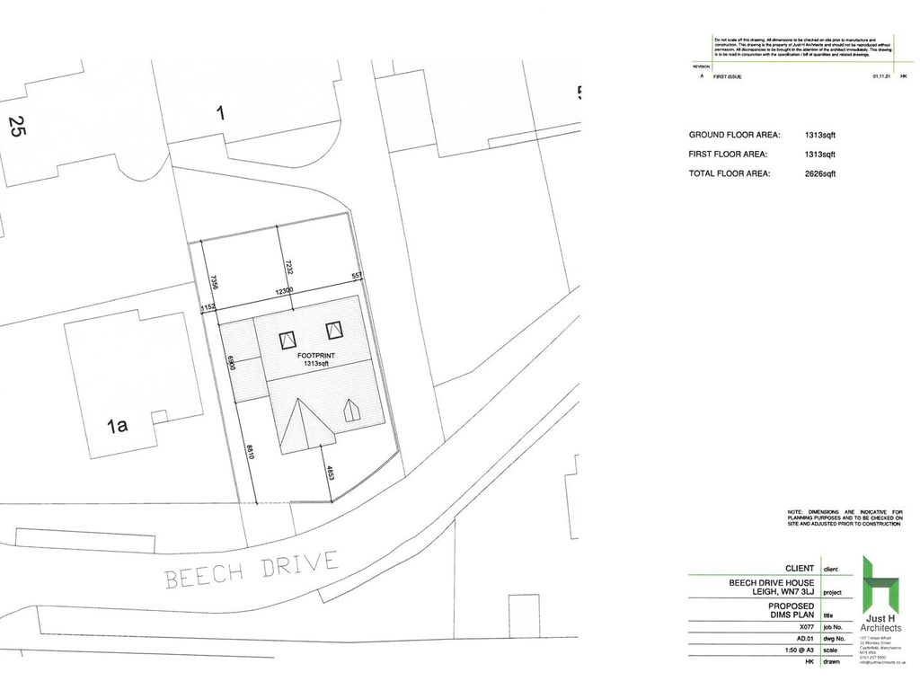 Land for sale in Beech Drive, Leigh WN7, £169,950