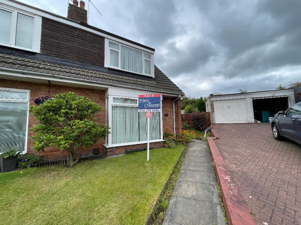 3 bed semi-detached house for sale in Glenartney Road, Chryston, Glasgow G69, £149,999