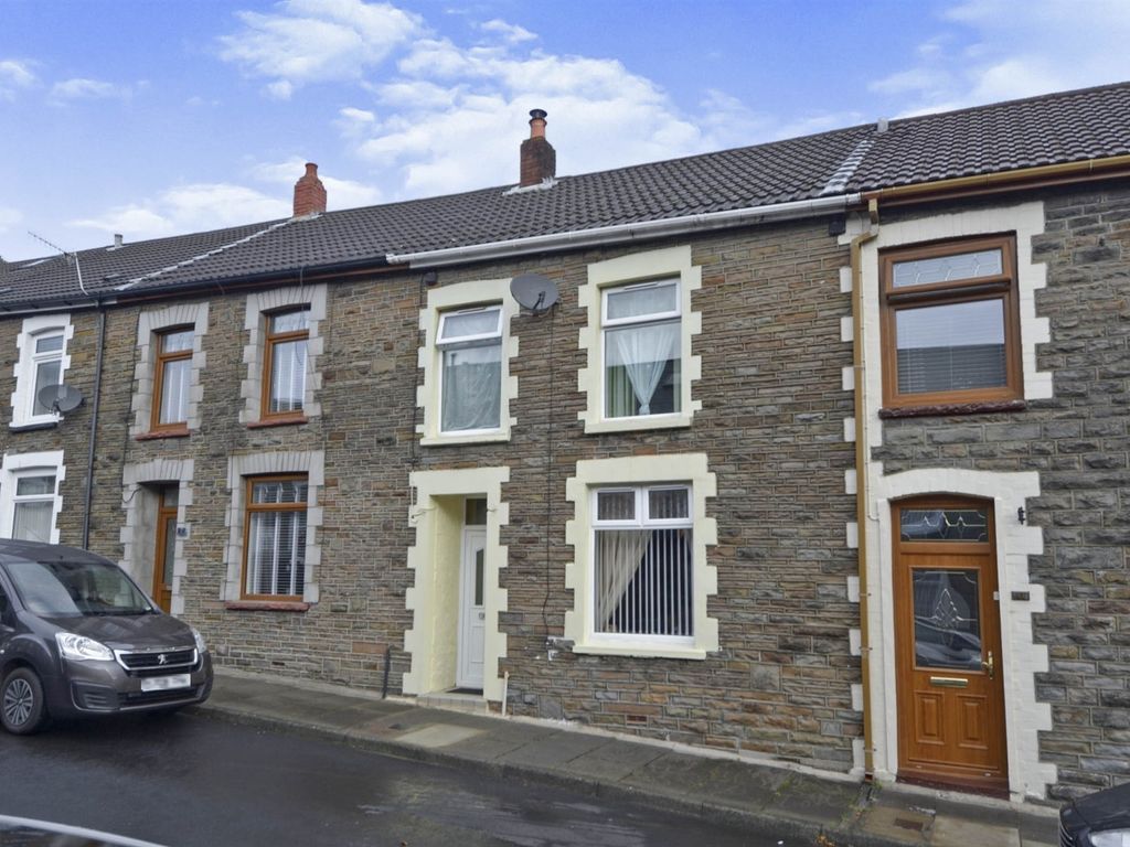 3 bed terraced house for sale in New Street, Abercynon, Mountain Ash CF45, £130,000