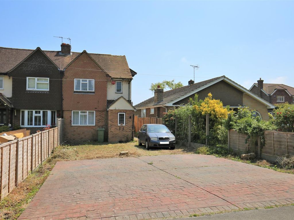 3 bed semi-detached house for sale in Hubbards Lane, Boughton Monchelsea, Maidstone ME17, £325,000