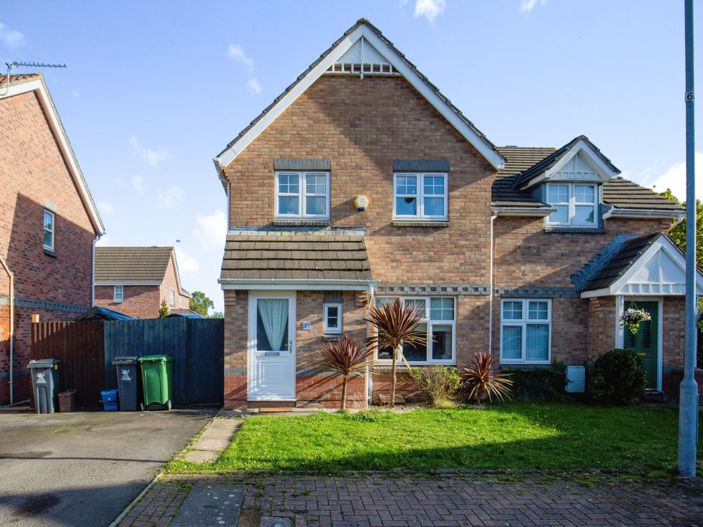 3 bed semi-detached house for sale in Lodwick Rise, Cardiff CF3, £260,000