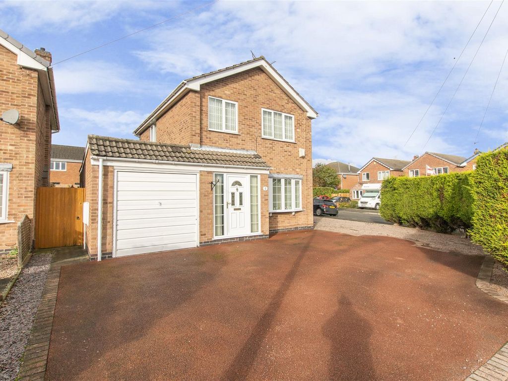 3 bed detached house for sale in Rowan Close, Calverton, Nottingham NG14, £290,000