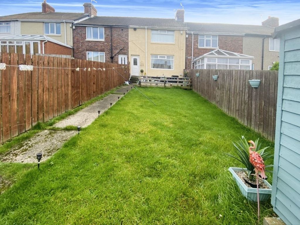 2 bed terraced house for sale in Shakespeare Avenue, Blackhall Colliery, Hartlepool TS27, £75,000
