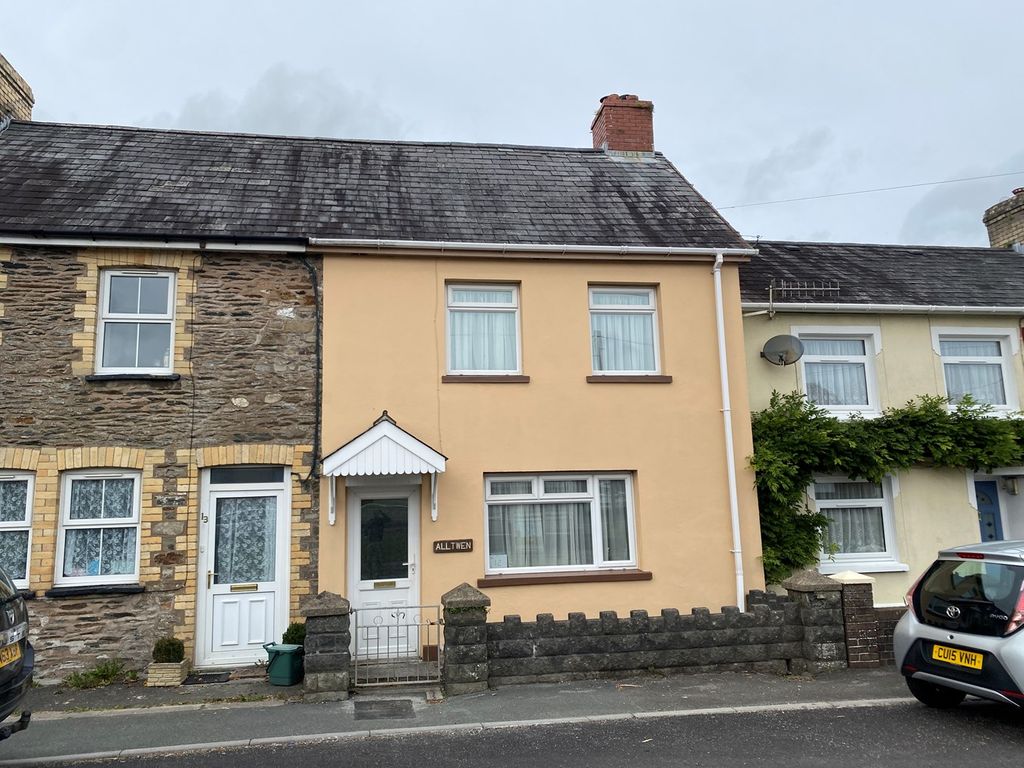 2 bed terraced house for sale in 12 Davies Street, Pencader SA39, £130,000
