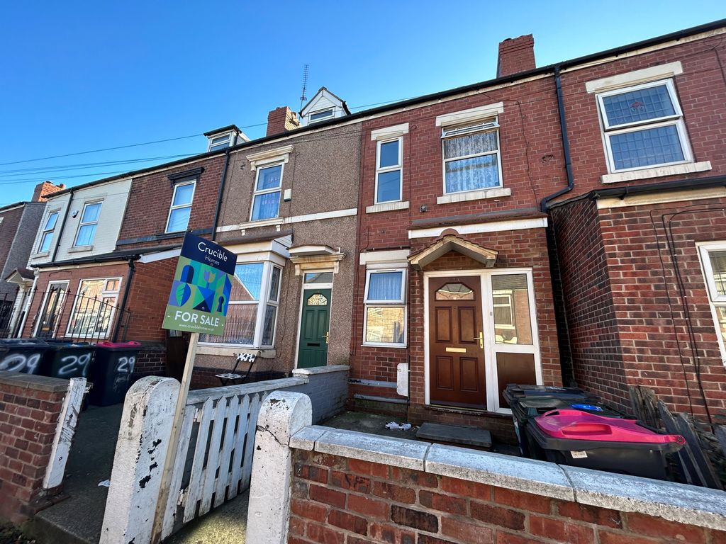 2 bed terraced house for sale in Bethel Road, Rotherham S65, £90,000