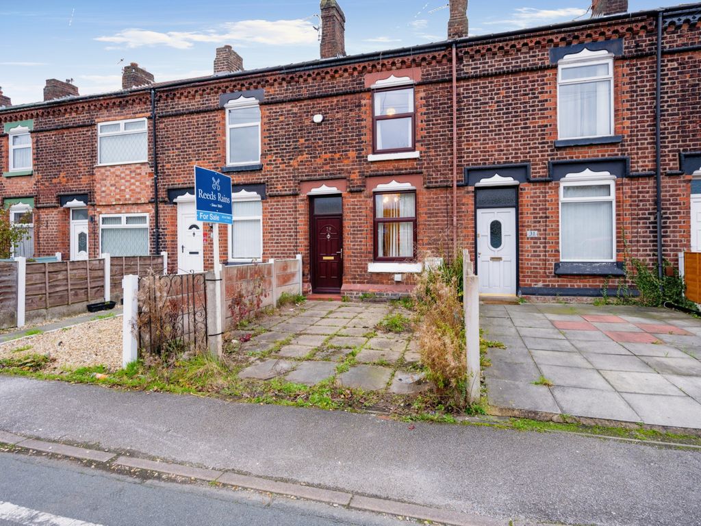 2 bed terraced house for sale in Mercer Street, Burtonwood, Warrington, Cheshire WA5, £75,000
