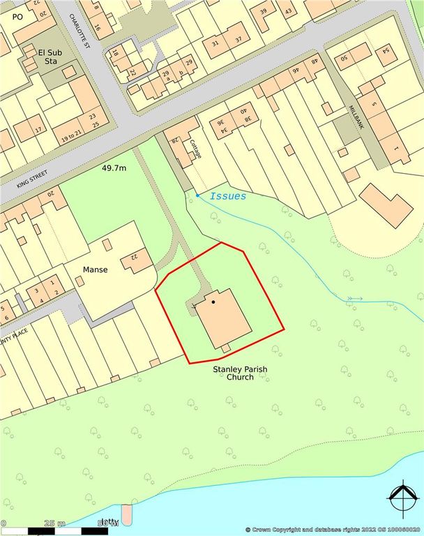 Land for sale in Stanley Parish Church, 24 King Street, Stanley PH1, £75,000