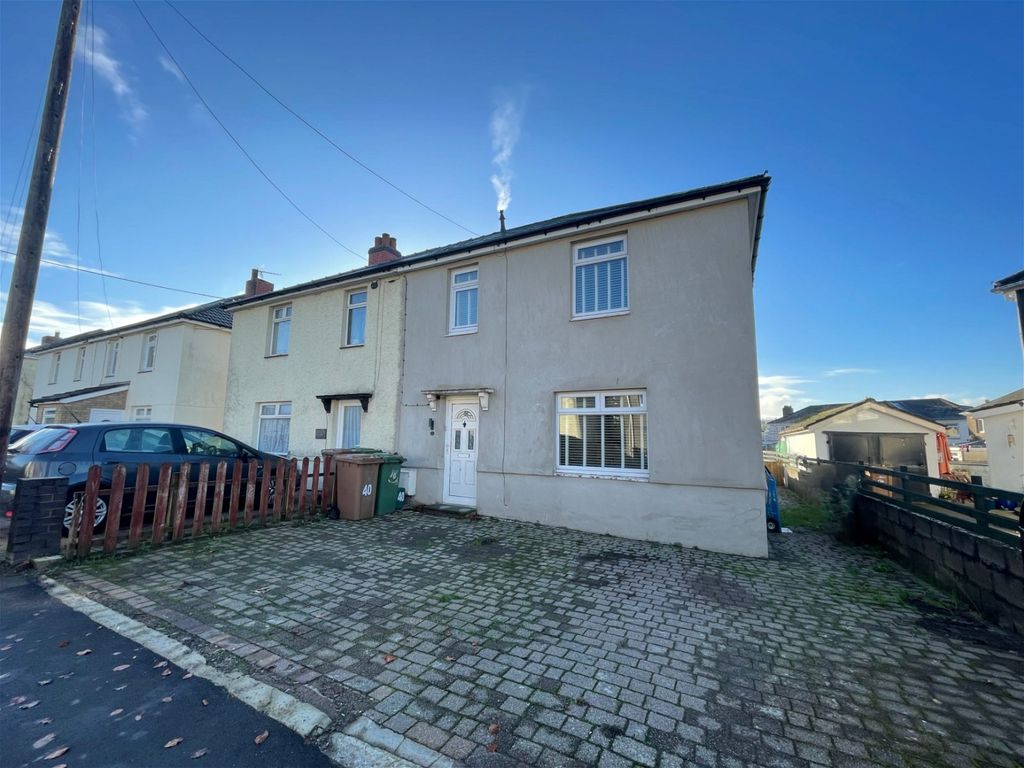 3 bed semi-detached house for sale in Hillside Terrace, Bedwas, Caerphilly CF83, £240,000