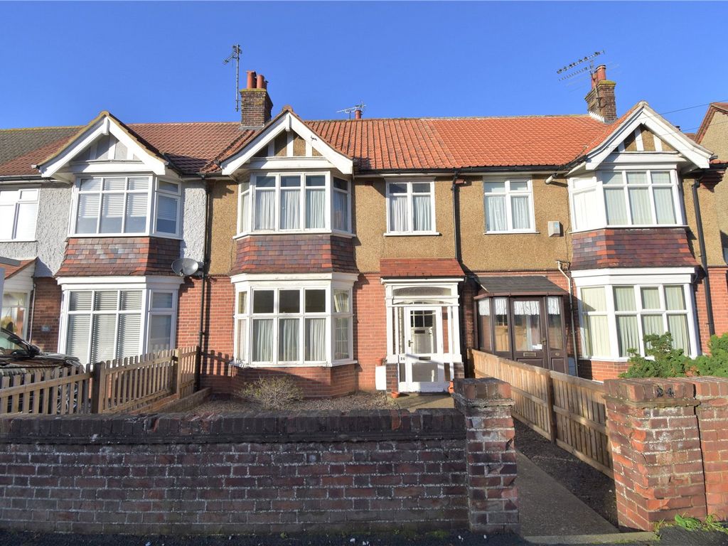 3 bed terraced house for sale in Fronks Road, Dovercourt, Harwich CO12, £250,000