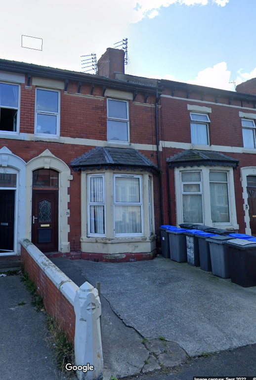 4 bed terraced house for sale in Chesterfield Road, Blackpool FY1, £130,000