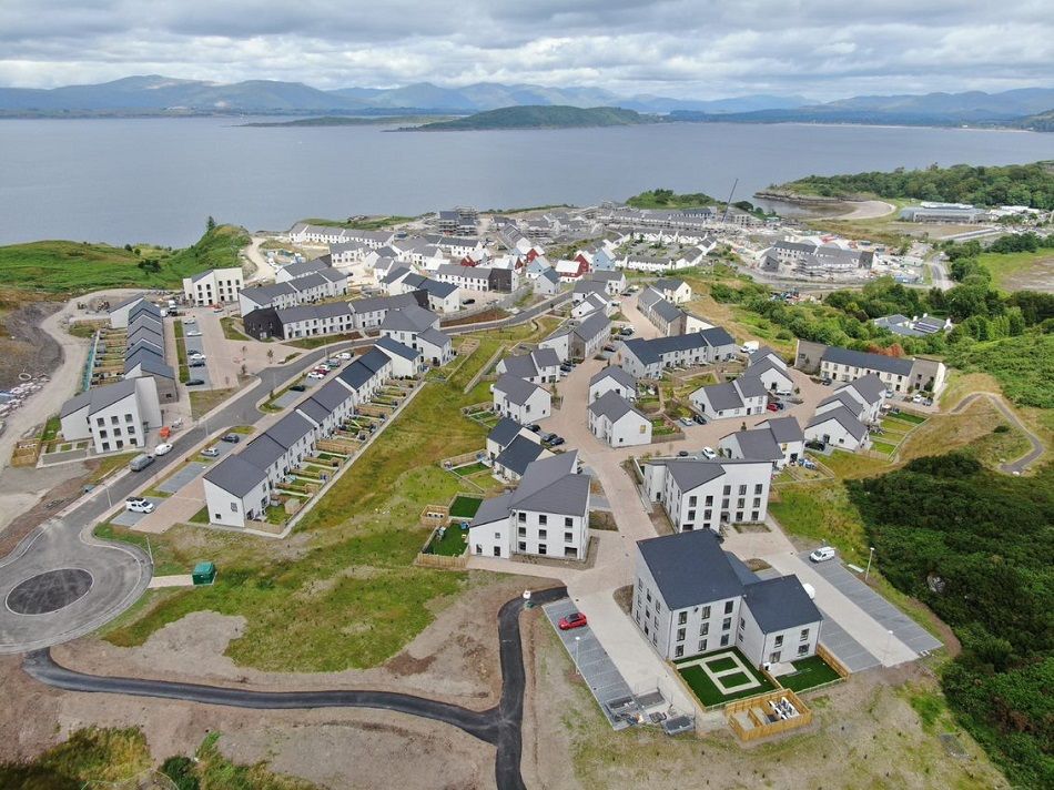 2 bed terraced house for sale in Link Development, Dunbeg, Argyll, 1Ar, Oban PA37, £114,750