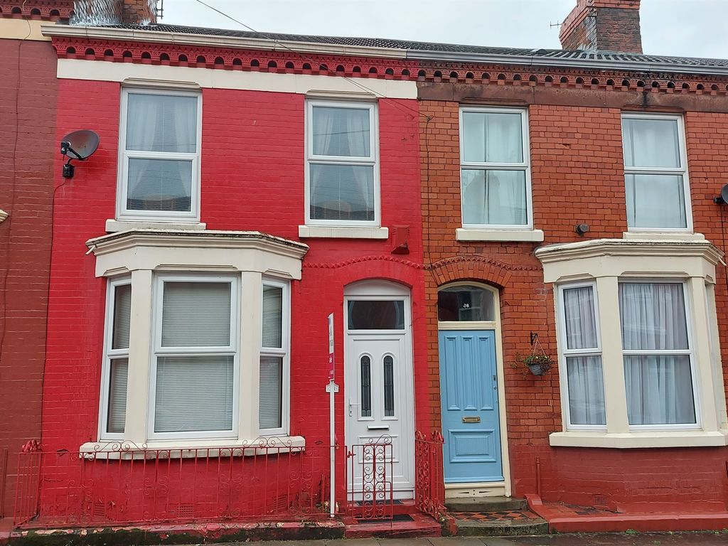 3 bed terraced house for sale in Rosslyn Street, Aigburth, Liverpool L17, £210,000