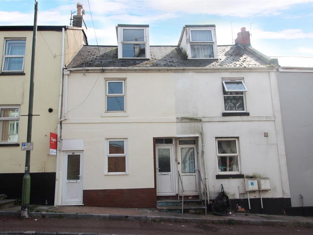 3 bed terraced house for sale in South Street, Torquay TQ2, £185,000