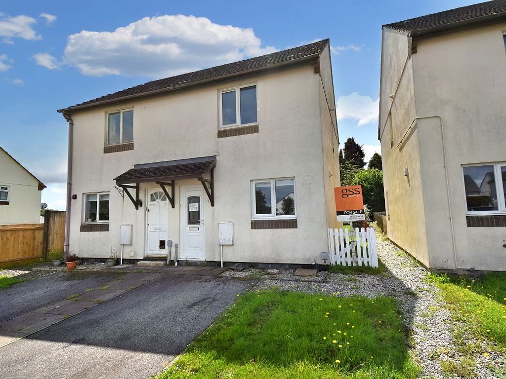 2 bed semi-detached house for sale in White Tor Close, Okehampton EX20, £200,000