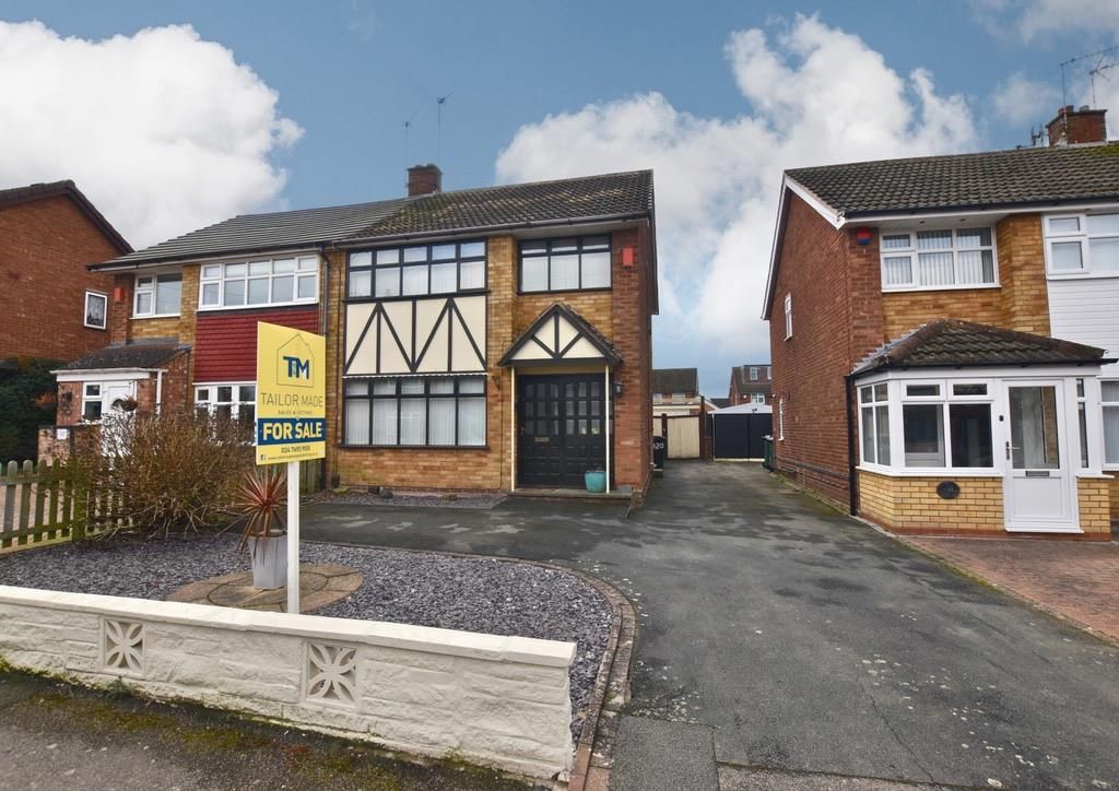 3 bed semi-detached house for sale in Frilsham Way, Allesley Park, Coventry CV5, £255,000