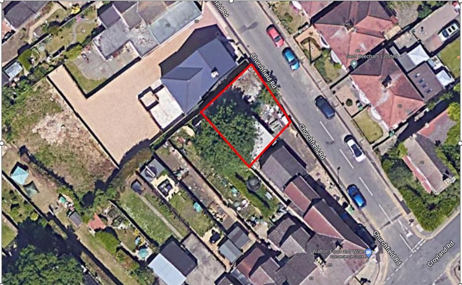 Land for sale in Churchfield Road, Peterborough PE4, £60,000