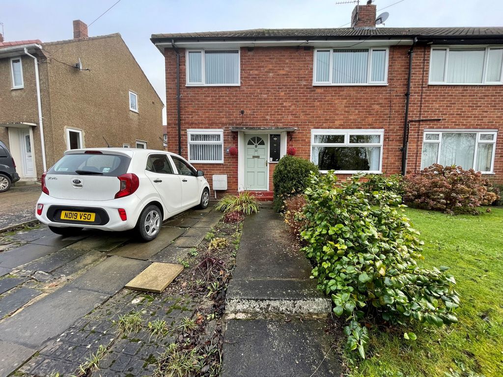 3 bed semi-detached house for sale in Ullswater Crescent, Crook DL15, £70,000