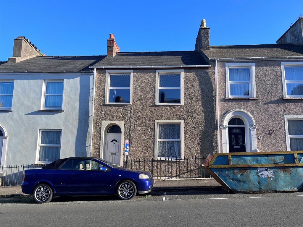 4 bed terraced house for sale in Laws Street, Pembroke Dock, Pembrokeshire SA72, £200,000