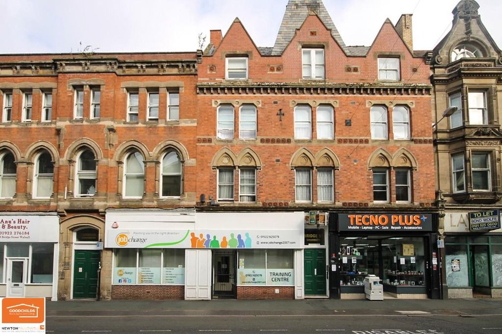 2 bed flat for sale in Bridge Street, Walsall WS1, £43,000