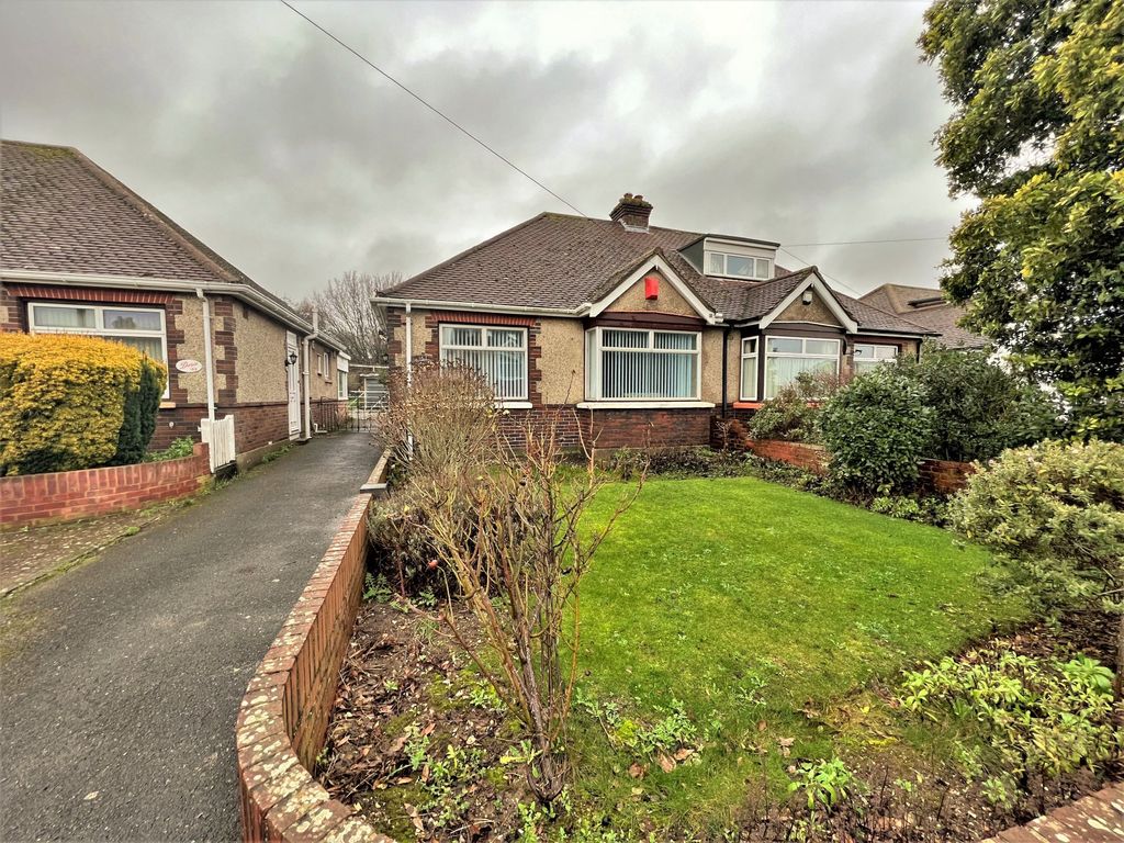 2 bed semi-detached bungalow for sale in The Crossway, Portchester, Fareham PO16, £310,000