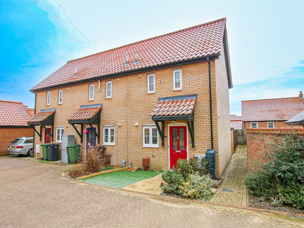 1 bed end terrace house for sale in Wheeler Crescent, Easton, Norwich NR9, £148,750