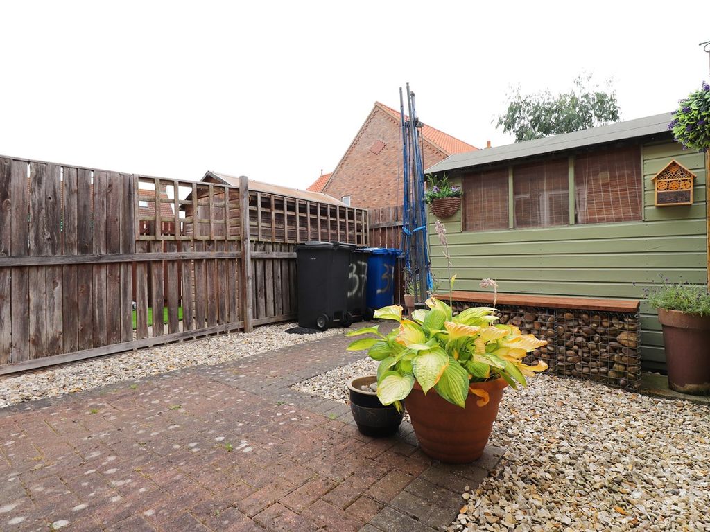 2 bed terraced house for sale in The Rookery, Gainsborough DN21, £57,500