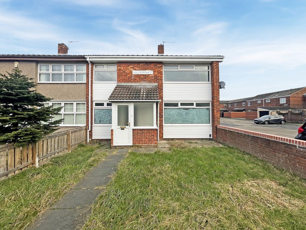 2 bed end terrace house for sale in Penarth Walk, Hartlepool TS26, £95,000