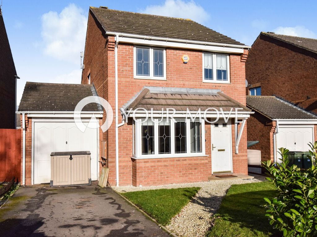 3 bed detached house for sale in Priestman Road, Thorpe Astley, Braunstone, Leicester LE3, £280,000