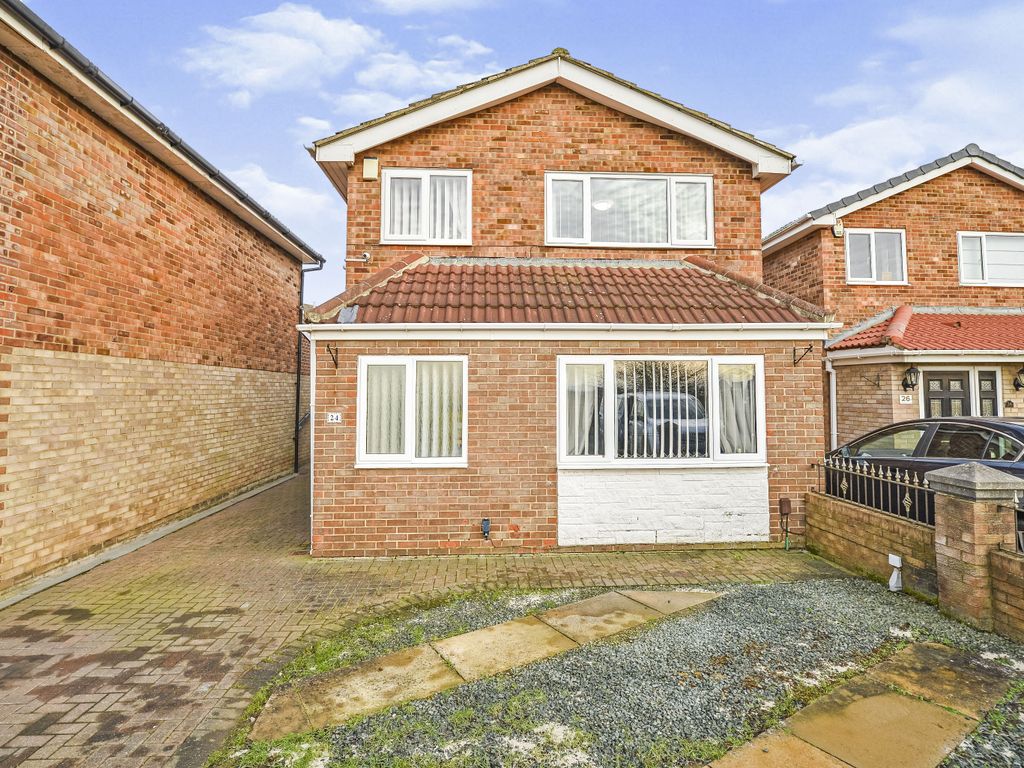3 bed detached house for sale in Ravensworth Grove, Stockton-On-Tees TS18, £190,000