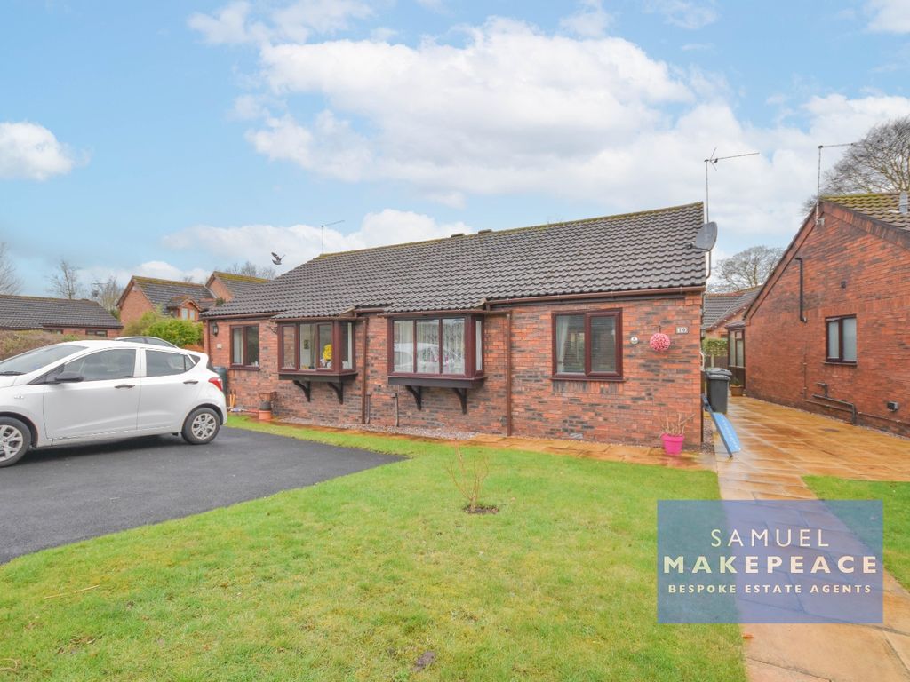 2 bed semi-detached bungalow for sale in Ashmead Close, Alsager, Cheshire ST7, £165,000