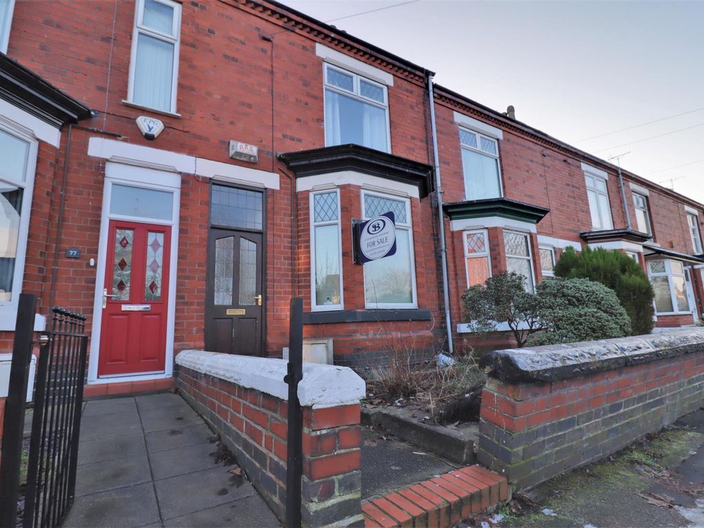 3 bed terraced house for sale in Gainsborough Road, Crewe CW2, £120,000