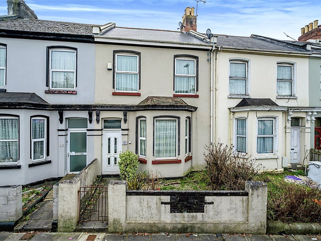 3 bed terraced house for sale in St. Levan Road, Plymouth, Devon PL2, £170,000