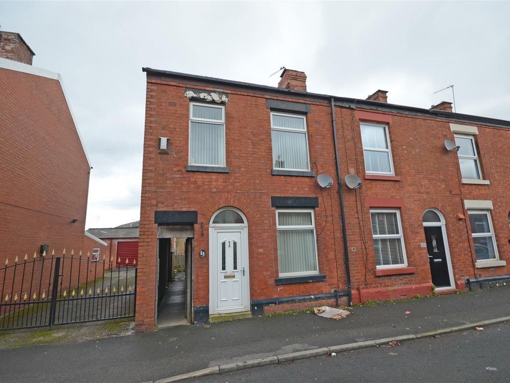 3 bed end terrace house for sale in Nelson Street, Hyde SK14, £125,000