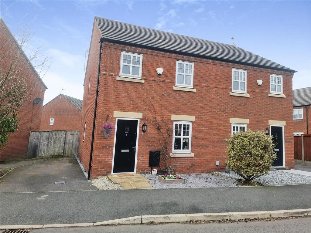 3 bed semi-detached house for sale in Charter Court, Off Holford Drive, Winsford CW7, £148,000