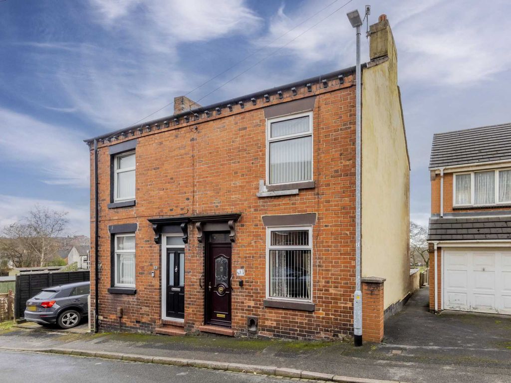 2 bed terraced house for sale in Cooper Street, Chesterton ST5, £67,500
