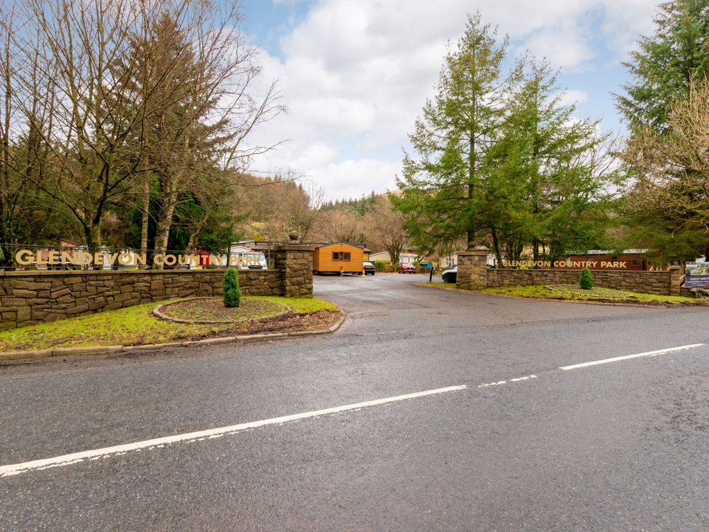 3 bed lodge for sale in Rowan View, Glendevon Country Park, Dollar FK14, £94,000