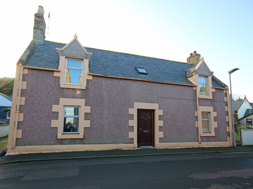 3 bed detached house for sale in 18 Commercial Street, Findochty AB56, £129,000