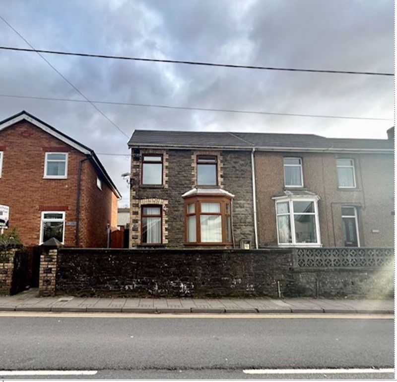 3 bed semi-detached house for sale in Bridgend Road, Llanharan CF72, £139,950