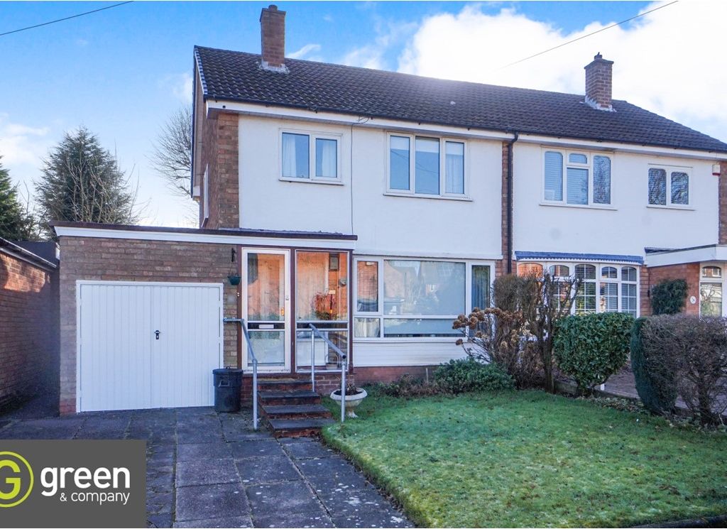 3 bed semi-detached house for sale in Longmeadow Close, Sutton Coldfield B75, £300,000