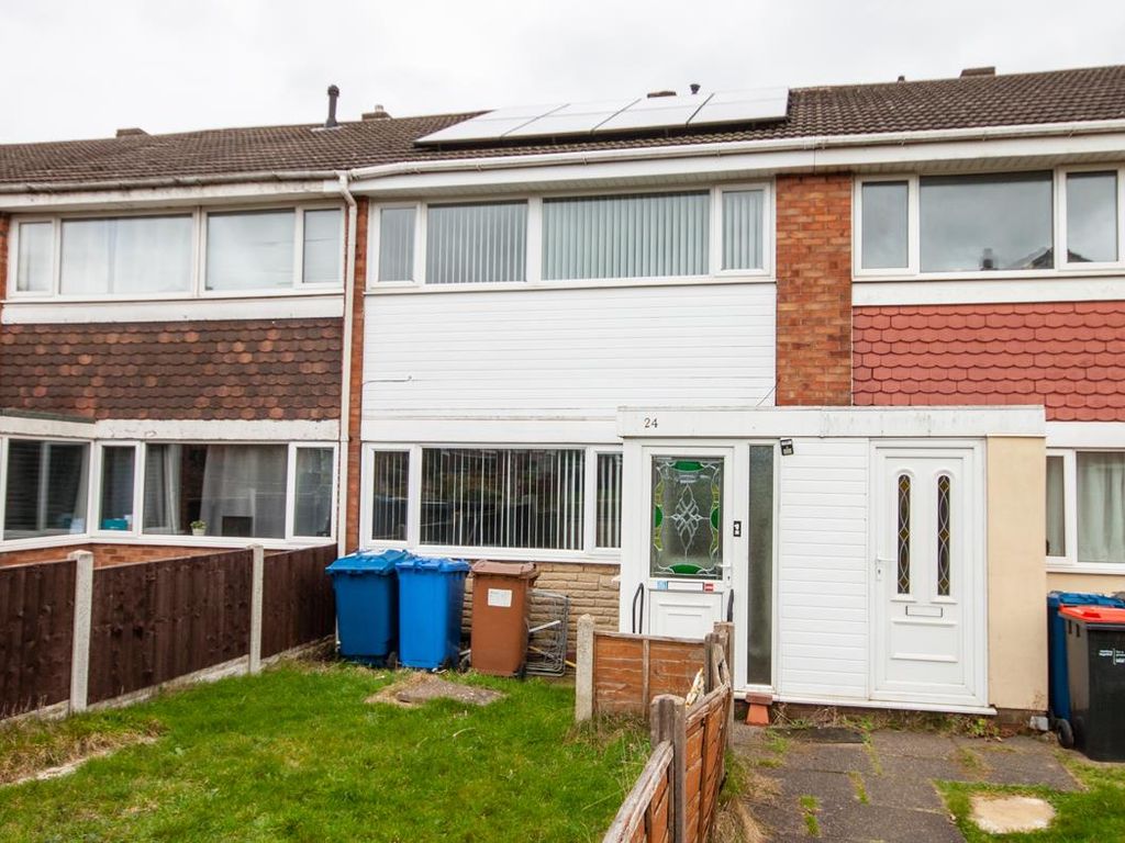 3 bed terraced house for sale in Keepers Close, Burntwood WS7, £160,000