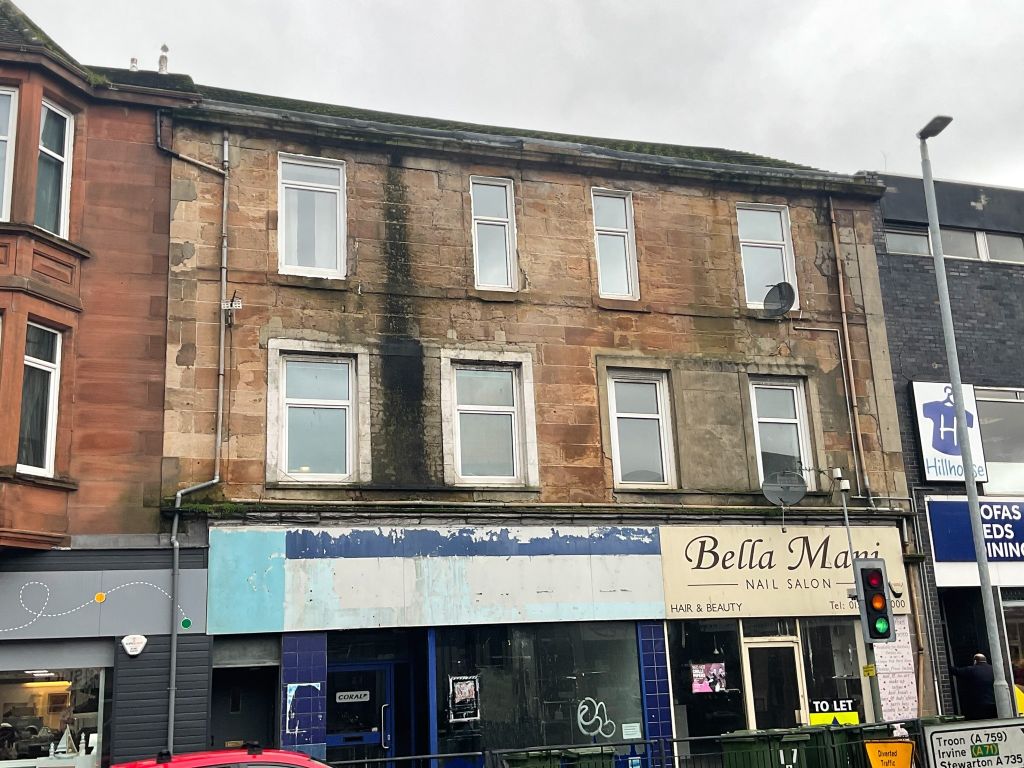 2 bed flat for sale in Titchfield Street, Kilmarnock KA1, £54,000