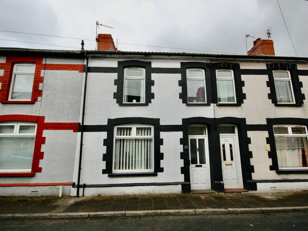 3 bed terraced house for sale in Warne Street, Fleur De Lis, Blackwood NP12, £149,000